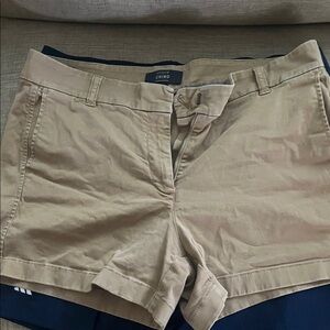J. Crew Women's Chino Tan Shorts